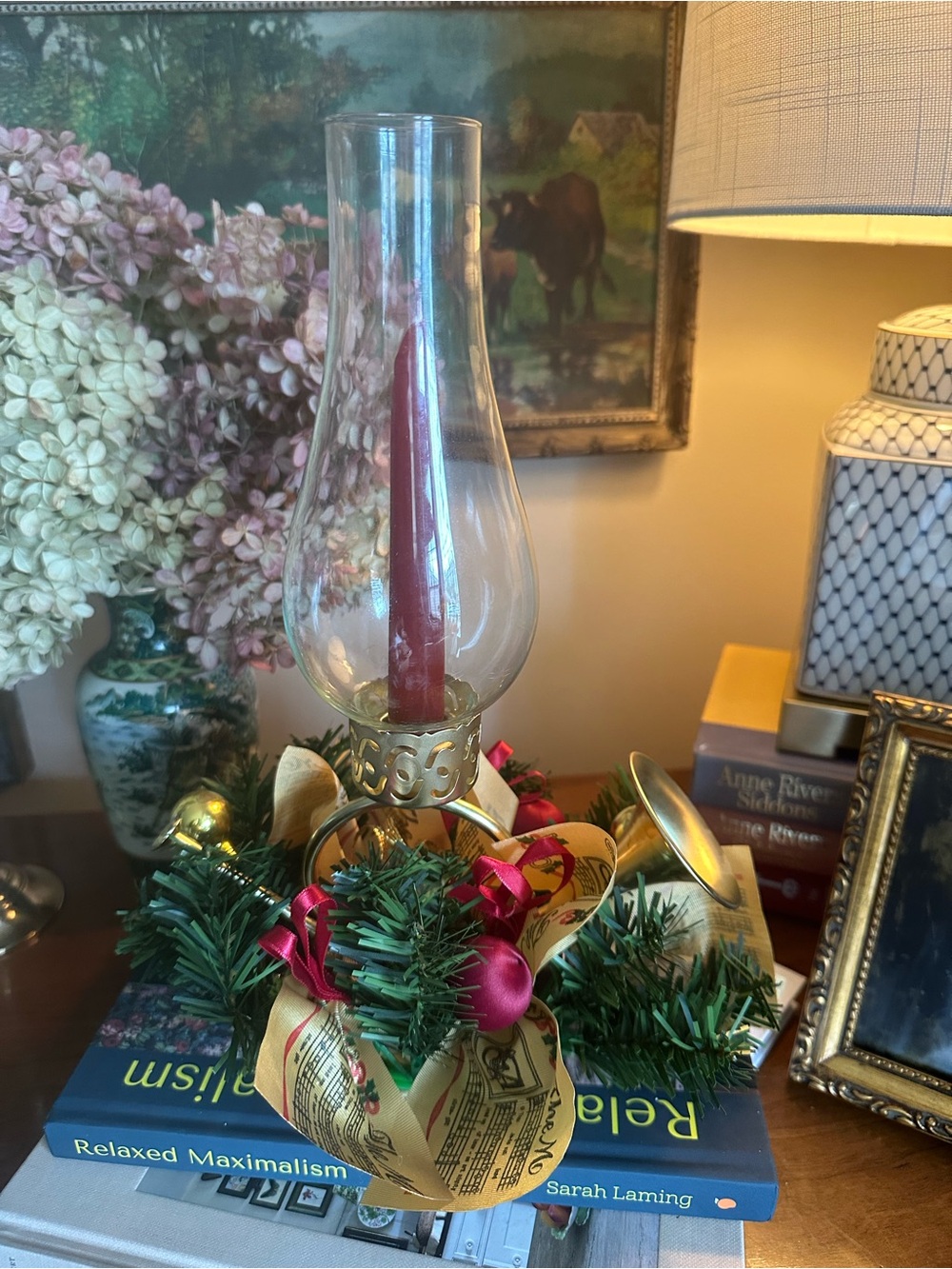 Vintage Holiday Centerpiece